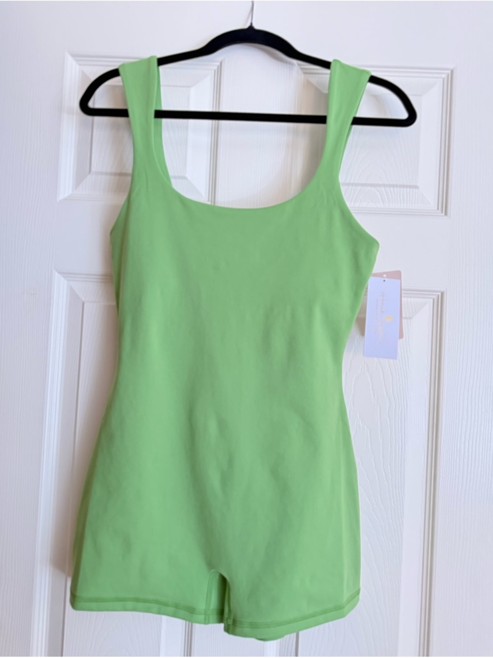 Spiritual Gangster Lime Green Sleeveless Bodysuit NWT